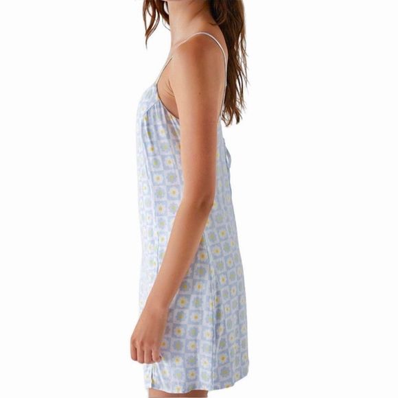 Checkered Daisy Dress Sz S - Picture 3 of 6